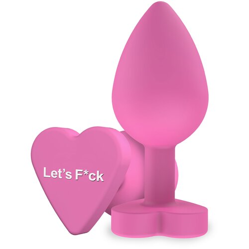 Toyjoy Let's Fuck Buttplug Pink Cene