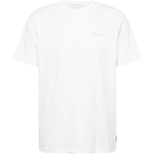 Columbia Funkcionalna majica 'Explorers Canyon' oranžna / bela