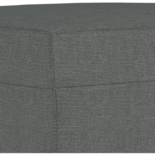  4-dijelni set sofa s jastucima tamnosivi od tkanine Slike