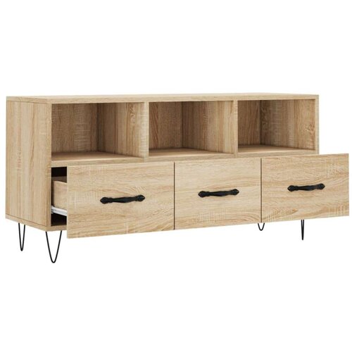vidaXL TV omarica sonoma hrast 102x36x50 cm inženirski les Cene