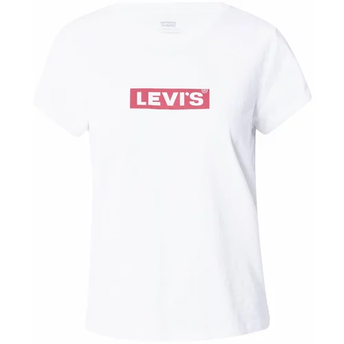 Levi's Majica 'AUTHENTIC' rdeča / bela