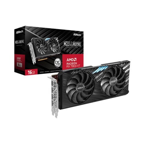 AsRock Grafična kartica Radeon Rx 7800 Xt Challenger Oc 16 Gb Gddr6, (21215342) Cene
