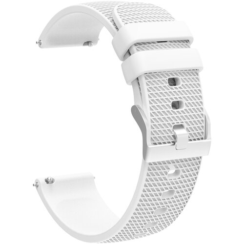 INF Silikonski pa&scaron;ček za uro Garmin Vivoactive 4 18mm White, (21235527) Cene