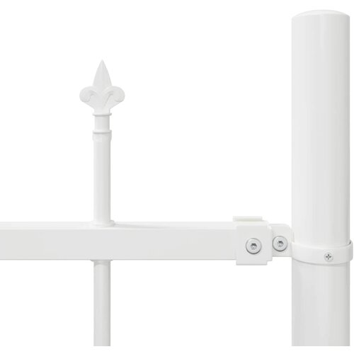  Vrtna Ograda 5 pcs Bijelo 170 x 215 cm Čelik s prahom premazan Slike