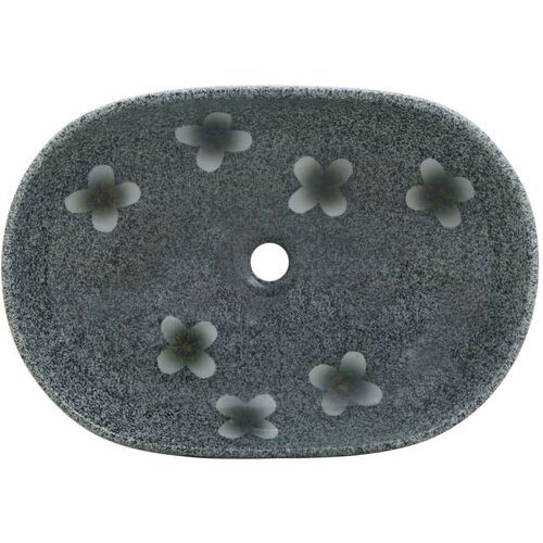  Nadpultni umivalnik moder ovalen 59x40x14 cm keramika Slike