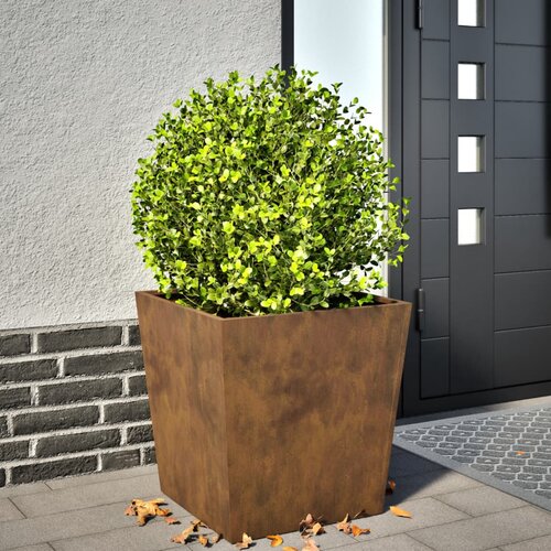 Furnova Garden Planter 50x50x50 cm Vremensko odporno jeklo, (21921203) Cene