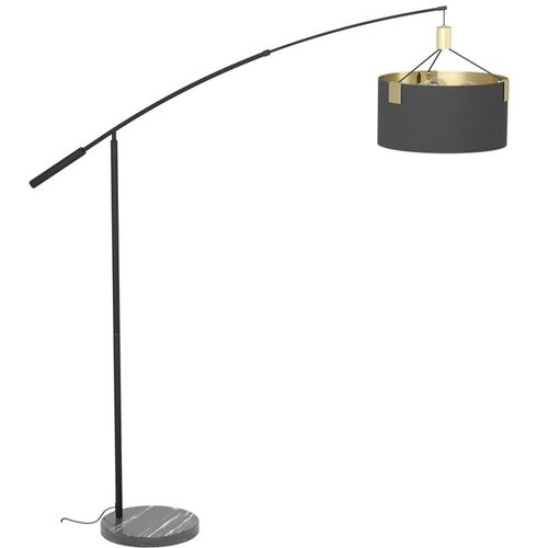 Eglo podna lampa TORTOLA 1 E27 3 grla lučna crna/mesing 39966 Slike