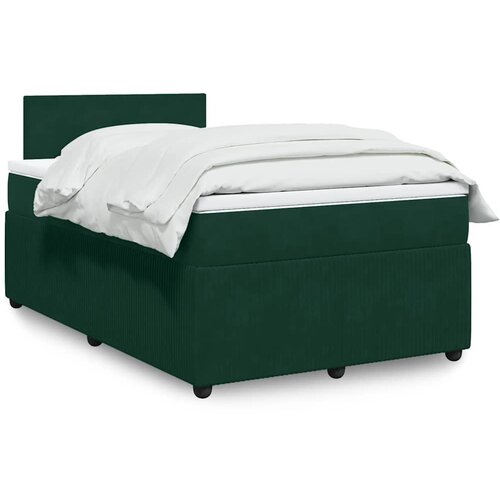 Box spring krevet s madracem tamnozeleni 120x200 cm bar&scaron;unasti Cijene
