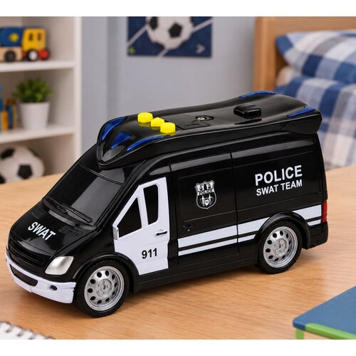 SWAT Special Unit Police Car Van Lights Sounds 1:32 Slike