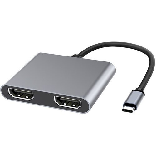 INF Vozli&scaron;če Type-C 2-v-1: dvojni izhod HDMI za nemoteno povezavo, (21751763) Cene