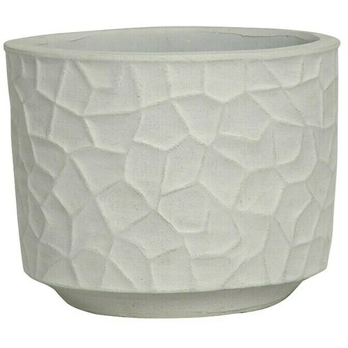  Okrugla tegla za cvijeće (Vanjska dimenzija (ø x V): 44 x 36 cm, prirodni materijali, Sive boje) Cijene