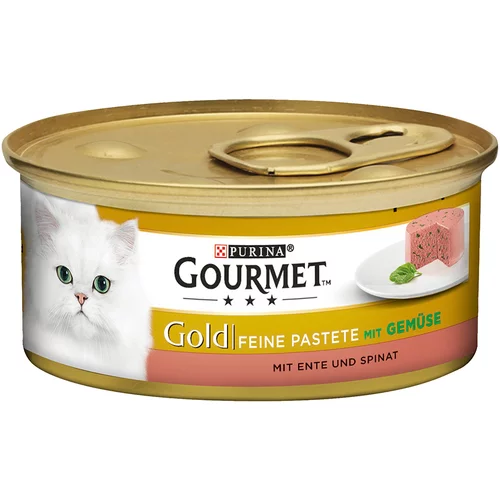 Gourmet Ekonomično pakiranje Gold Mousse 24 x 85 g - Patka i špinat