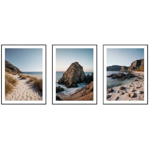 Knor Slike u setu 3 kom 30x40 cm Rocky Coast &amp;ndash; Slike