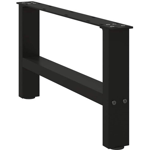  Noge za klub stolić crne 2 kom 70 x (30-31) cm čelik Slike