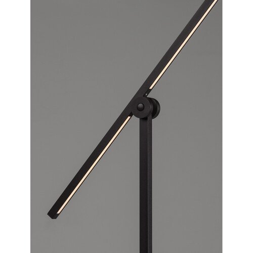 Nova Luce Mat crna metalna LED stolna lampa sa savitljivom konstrukcijom/s mogućnosti zatamnjivanja (visina 47 cm) Tenso &amp;ndash; Slike