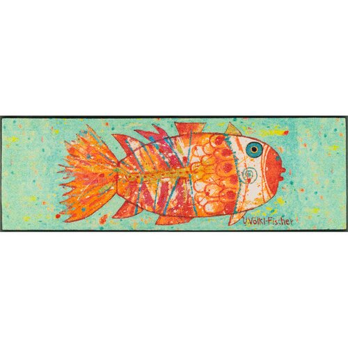 wash+dry KUHINJSKI TEKAČ Funky Fish 60/180 cm potiskano večbarvno Cene