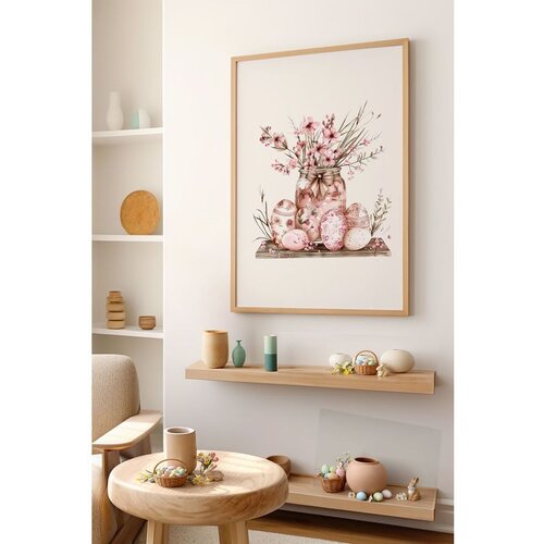 WALLXPERT Arteastermodel49-3348 Vi&scaron;enamenska Dekorativna Slika u Ram Cene