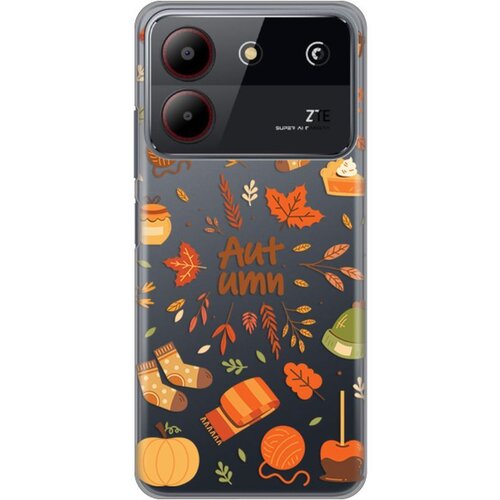  Maska za ZTE Blade A54 Autumn Silikonska Print Skin Slike