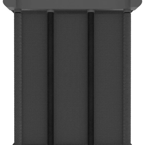 vidaXL Police za izlaganje s 15 kutija od tkanine 103x30x175,5 cm sive Cijene