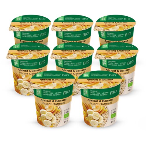 Auga BIO integralna ovsena kaša 8 x 60 g kajsija banana Cene