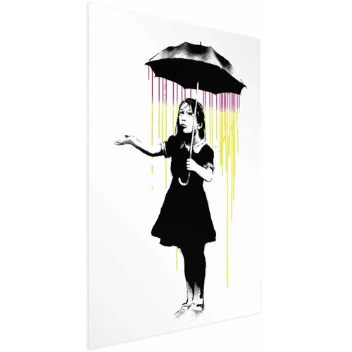  Plakat - Girl with an Umbrella 60x90 Bez okvira Cijene