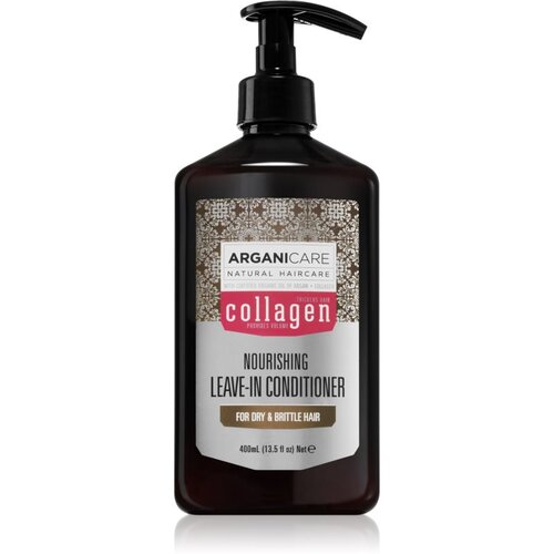 Arganicare Collagen Nourishing Leave-In Conditioner balzam brez spiranja za krhke lase 400 ml Cene
