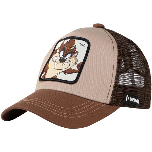 Capslab Kape s šiltom Looney Tunes Taz Trucker Kostanjeva Cene