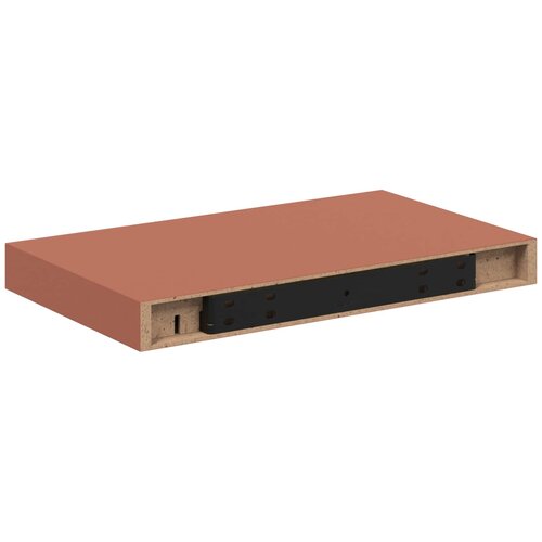  Polica na zidu 4 pcs Crvena 40 x 23,5 x 4 cm Konstruirano drvo Slike