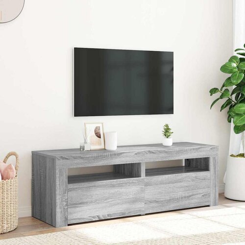  ormarić s LED svjetlima boja hrasta sonome 120 x 35 x 40 cm Cijene
