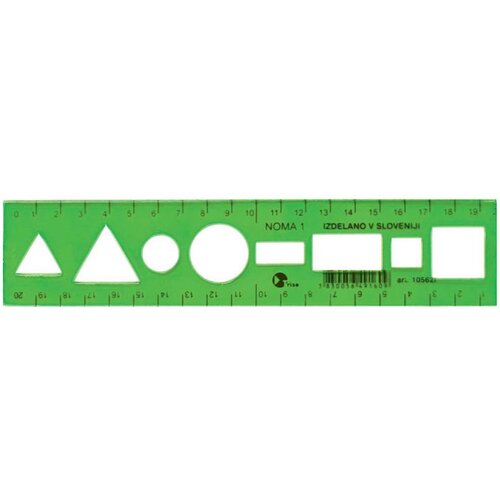 Noma Ravnilo Noma 1 Flex, zeleno, 20 cm Cene