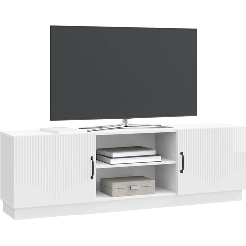  ormar Bijela visokog sjaja 150 x 31 x 47 cm Slike