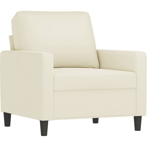  3-dijelni set sofa s jastucima krem bar&amp;scaron;unasti Slike