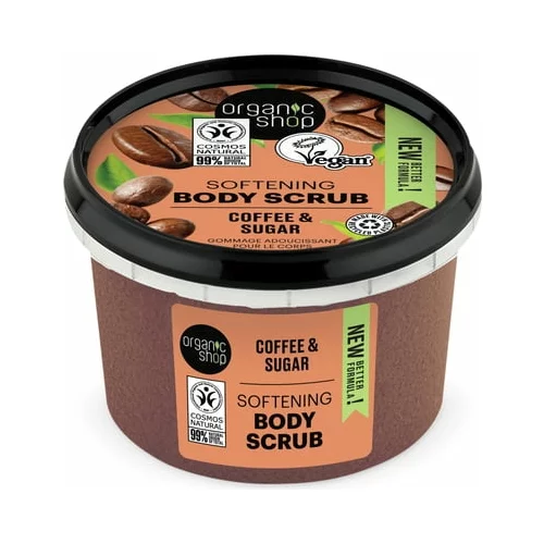 Organic Shop softening body scrub coffee & sugar