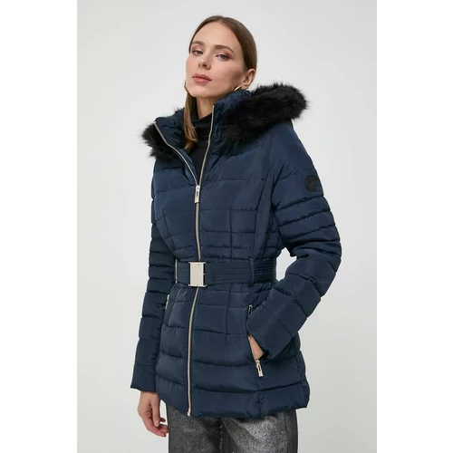 Morgan Pernata jakna za žene, boja: tamno plava, za zimu