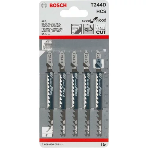 Bosch list vbodne žage t 244 d hcs za les 74 mm 5-6 zpz