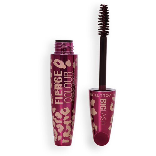 REVOLUTION MAKE UP Big Lash Fierce Colour maskara za volumen odtenek Burgundy 9 g Slike