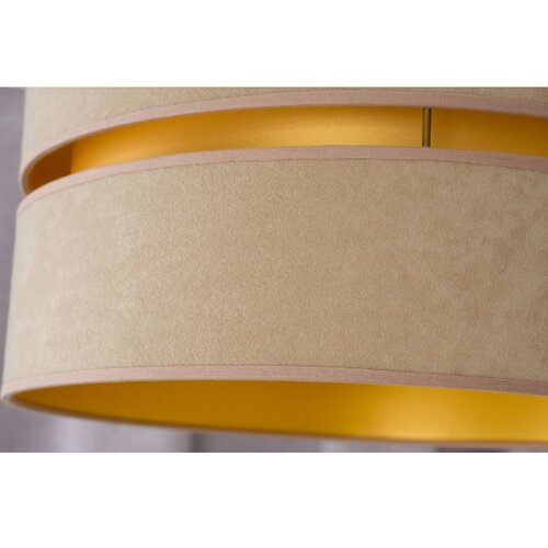  Duolla - Luster na sajli DUO 1xE27/15W/230V prečnika 40 cm bež Slike