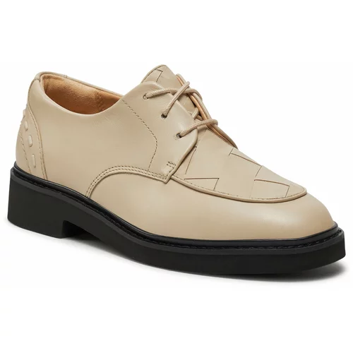 Clarks Oxford čevlji Splend Weave 26176809 Ivory Leather