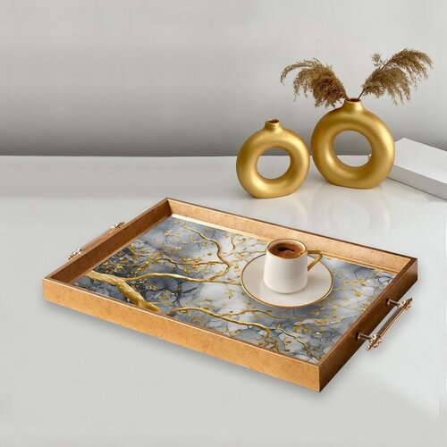 Aberto Design Poslužavnik TPEA9831 50 x 29 x 3.5 cm, Šareni Cene