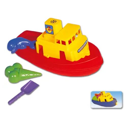 Mađarski proizvođač Brod koji plovi, sa formama za pijesak - D-Toys Cijene