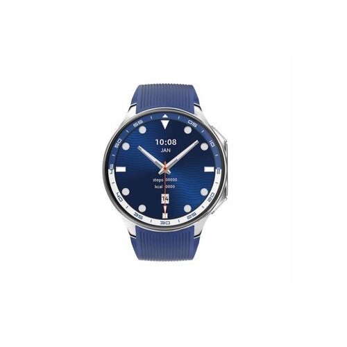 Ms Mobile DT Watch X Smart Watch plavi (plava silikonska i crna kožna narukvica) Slike