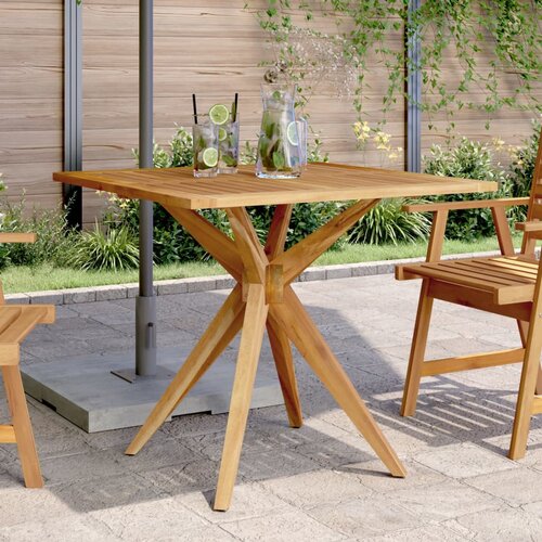 VidaXL Vrtni stol četvrtasti 85x85x75 cm od masivnog bagremovog drva Slike