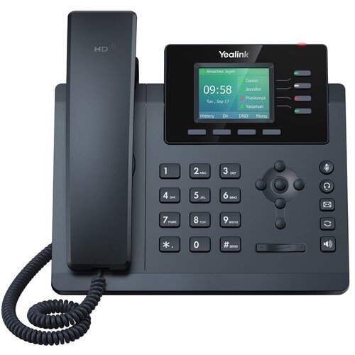 Yealink SIP-T34W IP phone Black 4 lines LED Wi-Fi Slike