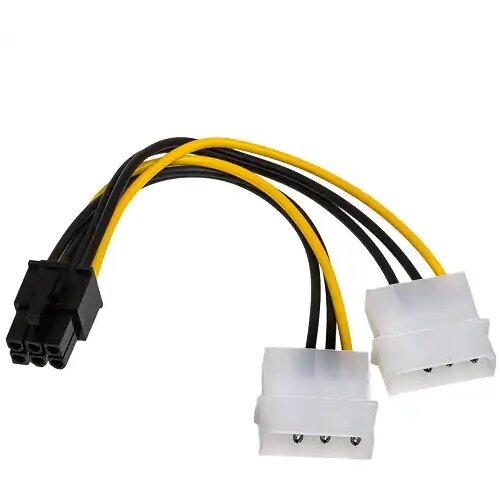 Kettz Adapter za napjanje VGA 6PIN M. na 2 x Molex 6PIN F. VM-K260 Cene