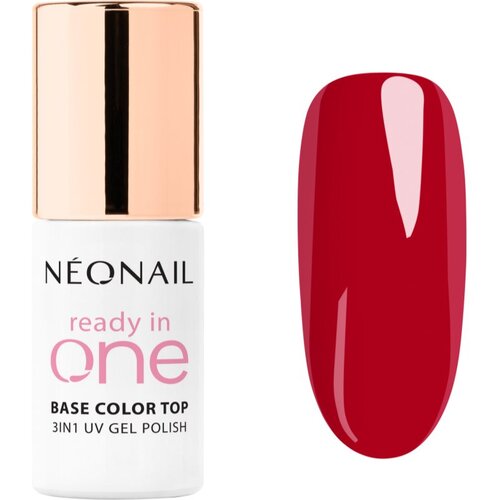 NeoNail Ready In One 3in1 UV Gel Polish gel lak za nokte s dijamantnim pra&amp;scaron;kom nijansa 12 One Berry Red 7.2 ml Slike