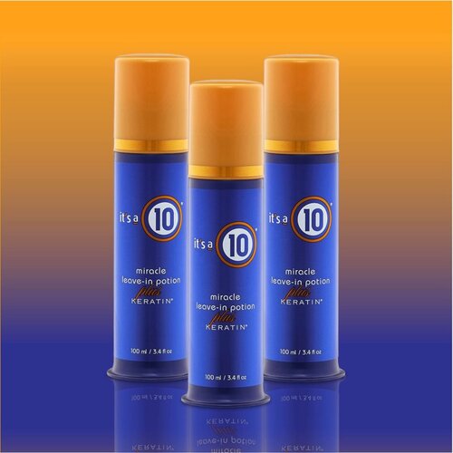 Its a 10 Plus Keratin Miracle Leave-in Potion balzam bez ispiranja za sjajnu i mekanu kosu 88.7 ml Slike