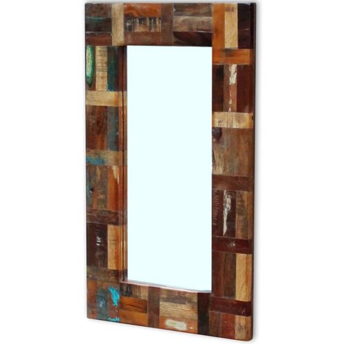  Ogledalo od masivnog obnovljenog drva 80 x 50 cm Slike