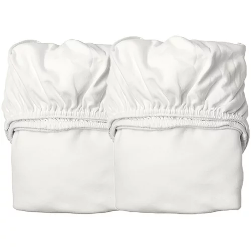 Leander® otroška rjuha za posteljo baby 60x120 snow (2 kosa)