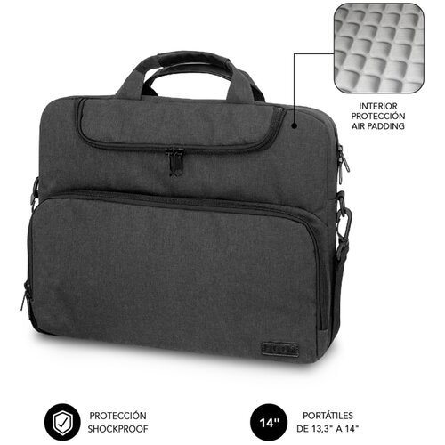 Subblim Maletin Air Padding prenosni računalnik 13,3-14 &amp;#039;&amp;#039;temno siva, (21328312) Slike