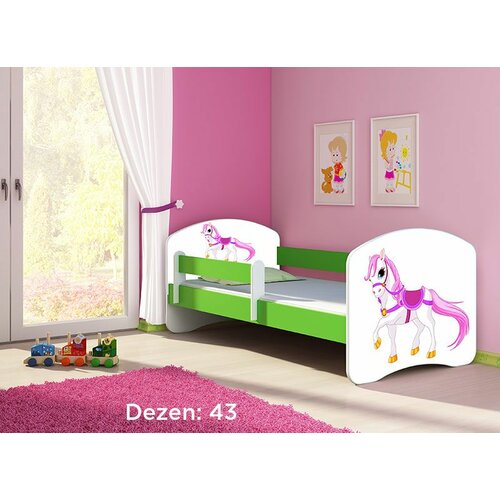 ACMA dečiji krevet ii 180x80 + dušek 6 cm GREEN43 Slike